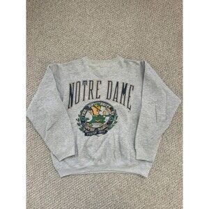 Vintage Galt Sand Notre Dame Fighting Irish Football Crewneck Sweatshirt Large
